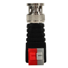 10Pcs BNC Male Spiral Button Video Adapter for CCTV Camera Surveillance