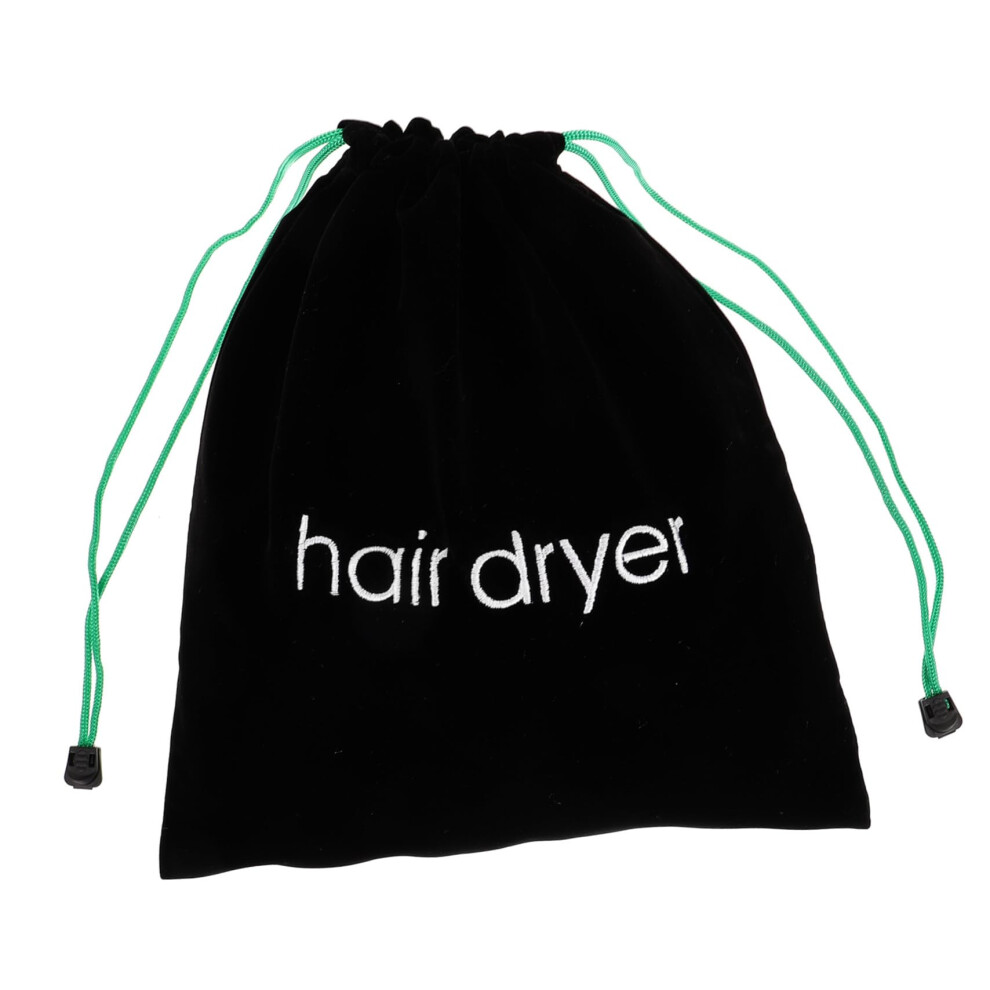 Hair Dryer Storage Bag with Drawstring Closure, Dustproof Canvas Pouch for Travel and Home Use