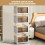 Storage Drawer Units For Clothes Plastic Drawers On Wheels With Lid Foldable Stackable Width 45Cm 1 Layer 4