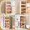 Storage Drawer Units For Clothes Plastic Drawers On Wheels With Lid Foldable Stackable Width 45Cm 1 Layer 5