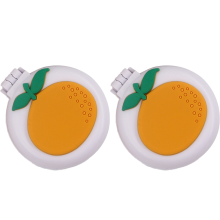 Bärbar och lätt, kompakt popup-hårmassagekam - vikbar design med inbyggd sminkspegel för kvinnor och flickor för Halloweenfester