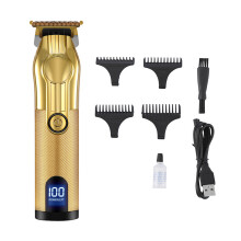 Tondeuse à cheveux ultra-tranchante en titane avec lame en T, kit de coiffeur professionnel avec batterie longue durée et utilisation sans fil