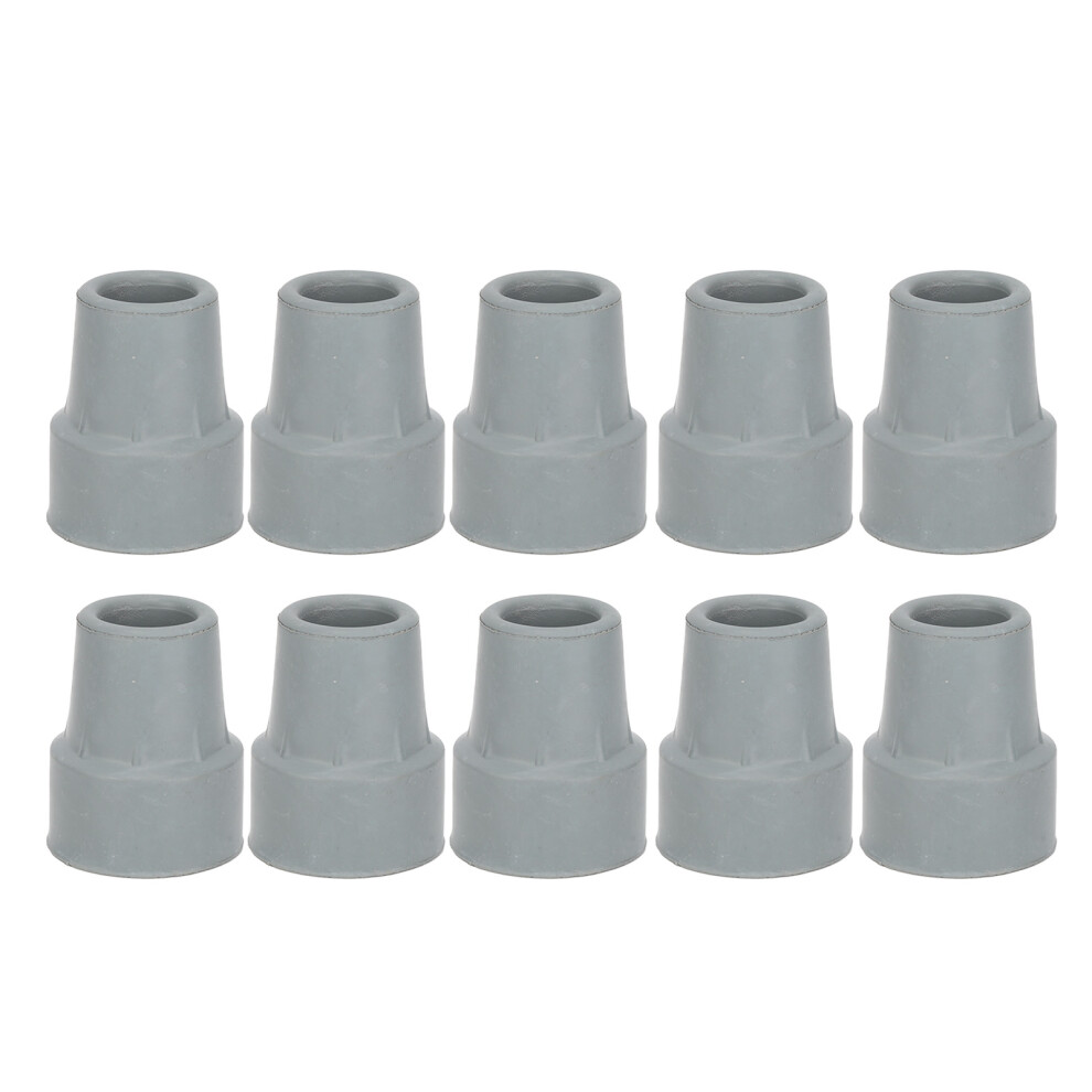 Cushioning And Shock Absorption Non Slip Rubber Cane Tips Thicken Design Latex Free Rubber Tip Metal Reinforced High Quality Material Easy Instal