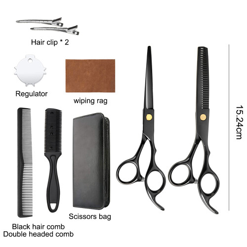 Κιτ κουρέματος μαλλιών Master Groomer's, ψαλίδι κουρέματος και αραίωσης, ανθεκτικό στην 1