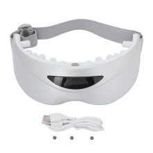 Eye Massager for Complete Relaxation: Pressure Massage, Bluetooth Music, Adjustable Size, Magnetic Acupuncture, Promotes Sleep & Wellbeing, High-Qual