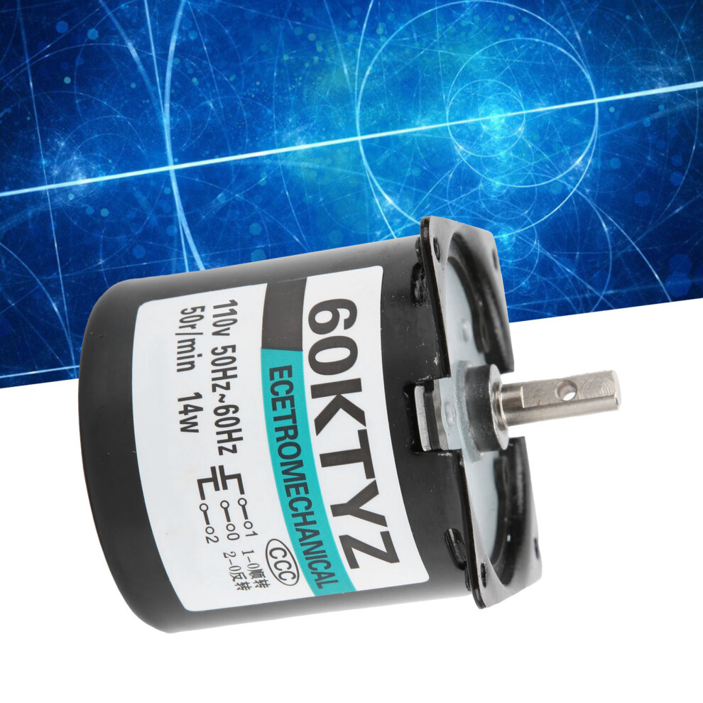 Xd60ktyz Ac Synchronous Motor 14W High Torque 50Rpm 110V For Robotics 4631378190466