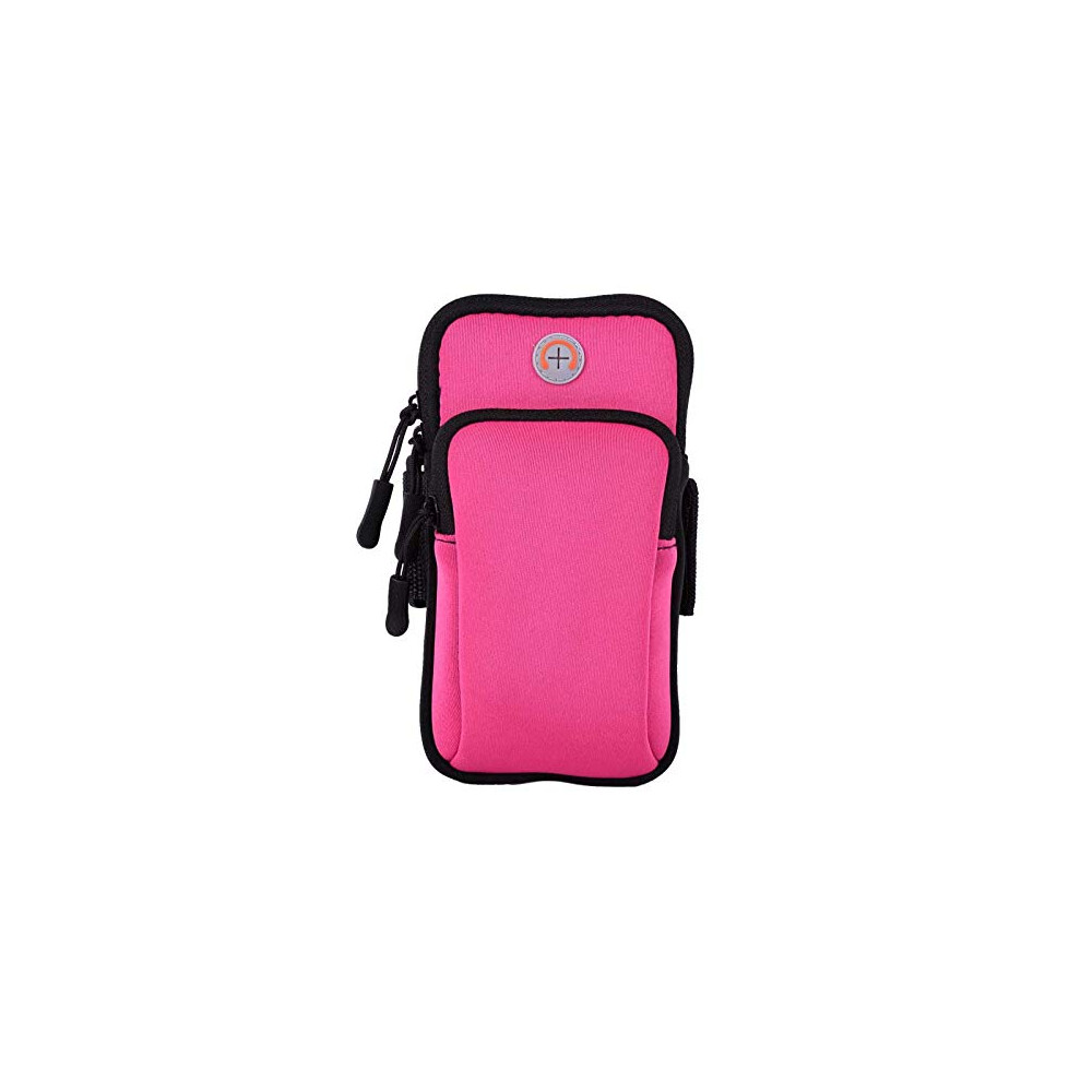Phone Armband For Alcatel 1B With Breathable Fabric, Secure Fit And Convenient Storage, Pink 9044945399097