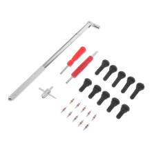 36pcs Valve Stem Puller Set For Tire With Valve Core Remover And Installer Dual Head Valve Stem Tool Kit