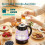 Homcom (Black) HOMCOM Kettle and Toaster Set with Limescale Filter, Crumb Tray 4