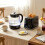 Homcom (Black) HOMCOM Kettle and Toaster Set with Limescale Filter, Crumb Tray 1