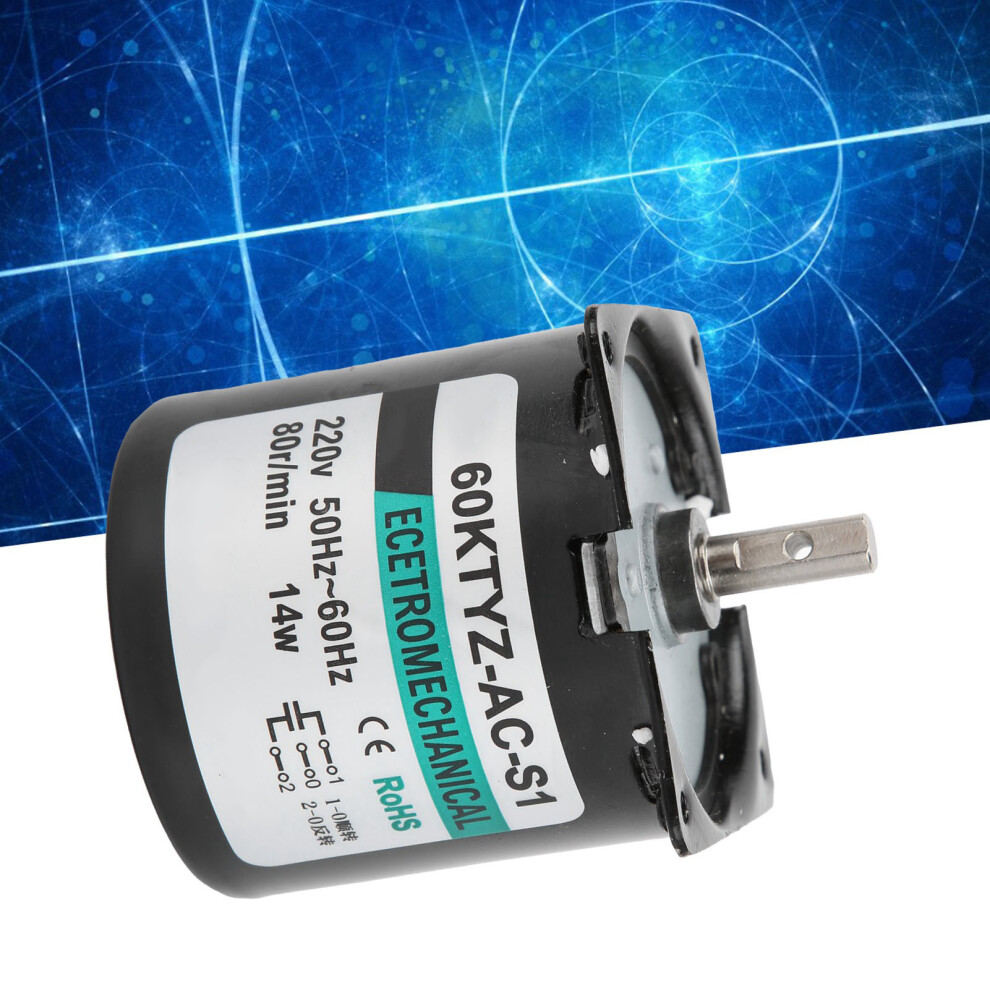 14W Ac Synchronous Motor Xd60ktyz 80Rpm Low Speed 7X19mm 9491378191574