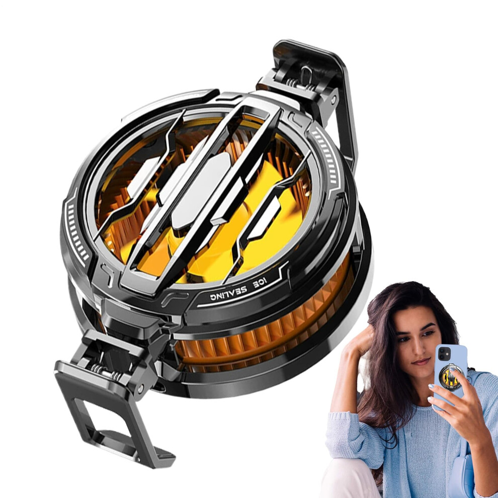 Magnetic Phone Cooler Fan With Icecool Heat Dissipation And Detachable Cleaning For Smartphone And Tablet 9187378736845