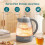 Homcom (Grey) HOMCOM Kettle and Toaster Set with Limescale Filter, Crumb Tray 5