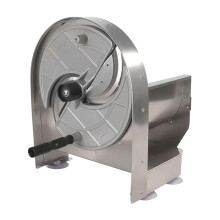 Manual Fruit and Vegetable Slicer Stainless Steel with Large Capacity and Secure Suction Base