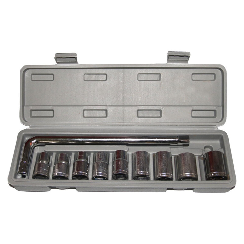 Socket Wrench Set 46Piece, Ratchet Socket Tools, Sleeve Wrench Assembly, Household And Automotive Gray 9094768699133