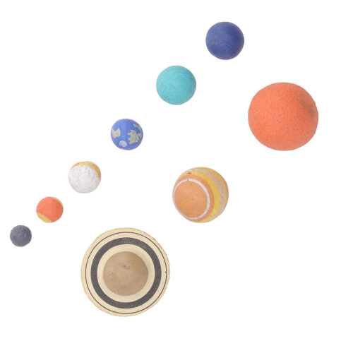 Solar System PVC Model 9 Planets Space Toy Kids Learning & Desktop Decor 2