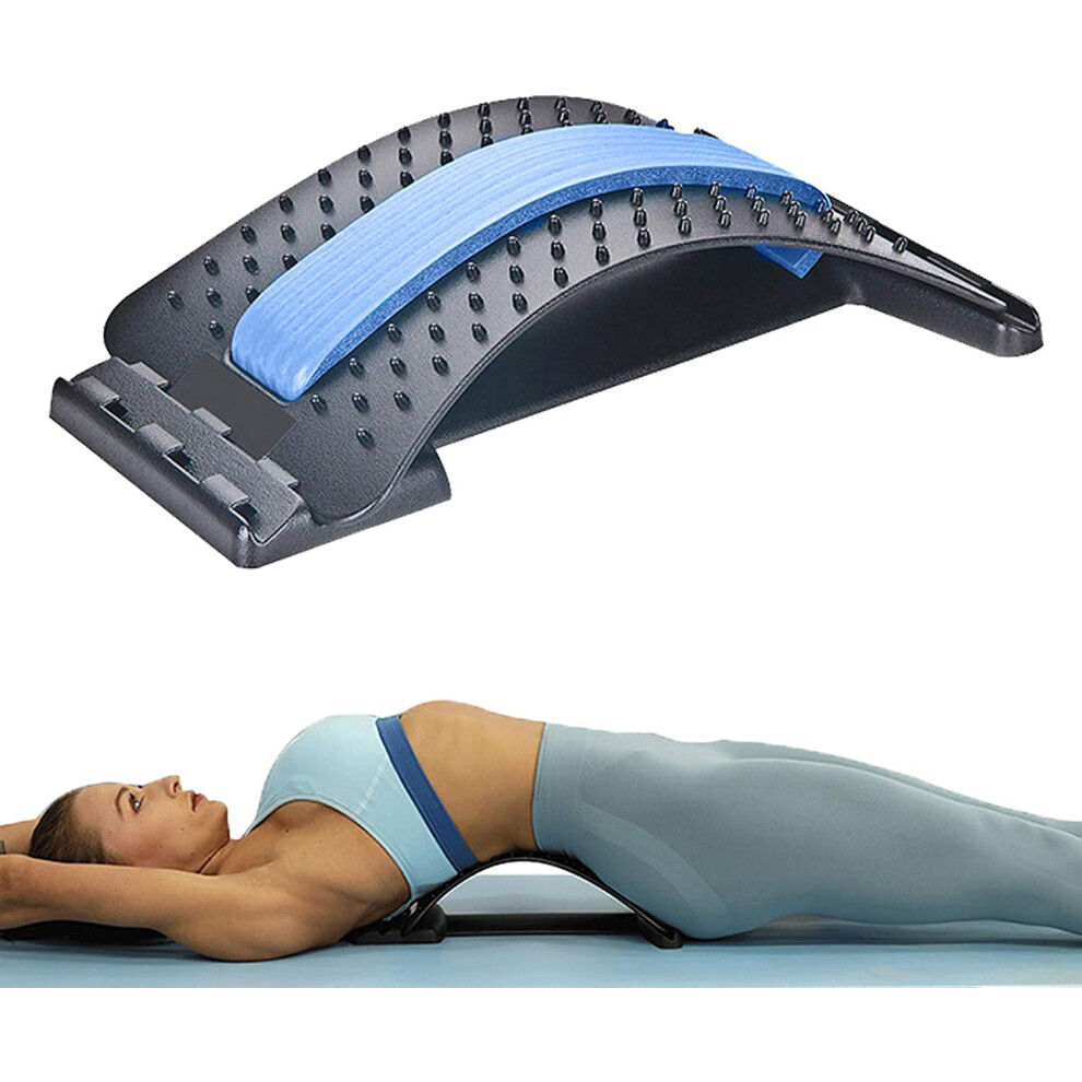 Orthopaedic Back Lumbar Sciatica Nerve Massage Stretcher Lumbar Pain Relief Device Back Support Massager