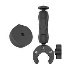 Small Roof Mount, RV Roof Rail Bracket, Adjustable Roof Mount Adapter, RV Ladder Mount, Pole Roof Mount, Silver