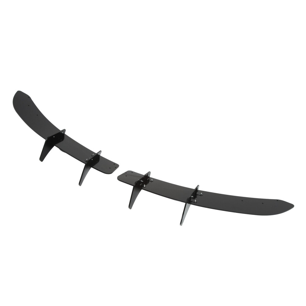 1 Paar Links Rechts Glã¤Nzend Schwarz Heckspoiler 7806371208822