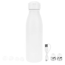 Wiederverwendbares Bambus-Besteckset, isolierte Edelstahl-Wasserflasche mit Modellierkugel-Werkzeugen, Mehrzweckdesign, vakuumisoliert,