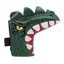 Dinosaur Golf Putter Kopfbedeckung Wasserdichtes PU weiches Futter 15,6x17,5cm
