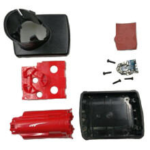 BoîTier en Plastique de Batterie Li-Ion M12 avec Carte de Circuit Imprimé de Protection pour Batterie Li-Ion 12V 48-11-2411 18650