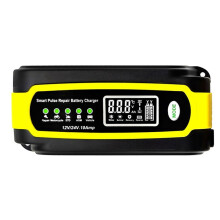 12V/10A 24V/5A Car Battery Charger Automatic Pulse Repair Battery Charger Maintainer for Car Motorcycle US Plug