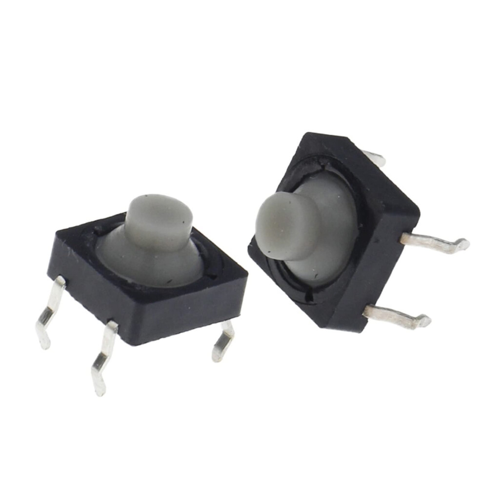 1000Pcs 8X8x5mm 4 Pin Silent Tactile Push Button Switch Selfreset Durable Silicone For Electronics 9187378737668