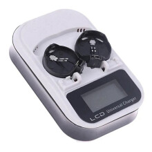 Intelligent Battery Charger LCD Lithium Button Battery Charging USB Rechargeable Multifunctional Battery Charger US Plug
