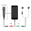 Microphone avec support et pour PC Karaoké Streaming-Noir 2