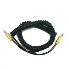 Câble Audio à ressort, Extension de câble pour casque d'écoute,