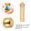 Mini Brass Waterproof Seal Box 12mm Diameter Portable EDC Storage 10