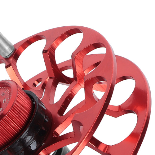 All-Metal 4C Wind Fire Spinning Reel, 150m Capacity, Red 2