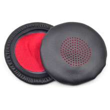1 paire de coussinets d'oreille de remplacement doux et-Noir