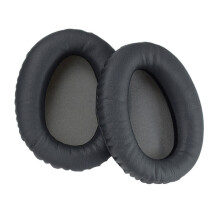 Housse de coussin légère pour oreillettes, 1 paire, pour-Noir