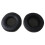 1 paire de coussinets d'oreille de remplacement en cuir-Noir 4
