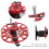 All-Metal 4C Wind Fire Spinning Reel, 150m Capacity, Red 6