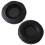 1 paire de coussinets d'oreille de remplacement en cuir-Noir 3