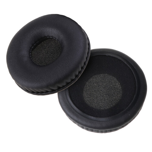 Coussin de remplacement en mousse souple pour écouteurs-Noir 1