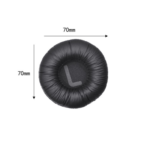 Coussinets d'oreille qualifiés, manchons de coussin souples-Noir 1