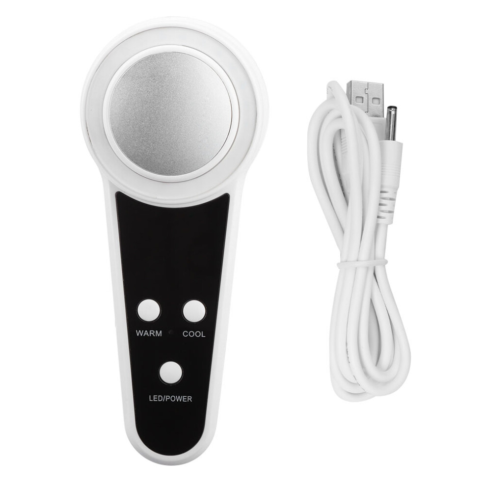 Rejuvenating Facial Massager, Moisture Retention Skin Care Kit with Vibration for Portable Use, Hot and Cold Compress for Tightening Pores