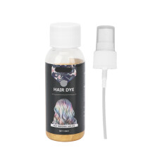 Veilige tijdelijke haarkleurspray voor alle haartypes, draagbare instant haarkleuring met unisex geur, gladde, kamvriendelijke formule voor hallo's.