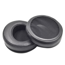 1Pair Leather Earpads Replacement for Hifiman HE300 HE500-Black