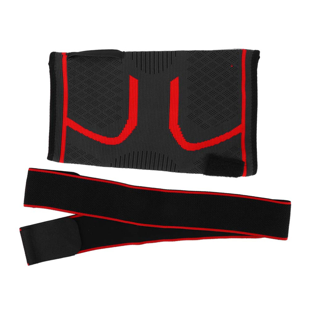 Knee Support Sleeve for Athletes, Anatomically Shaped Anti Slip Silicone Knee Brace Ensures Stable Compression Comfortable Everyday Wear for Basketba