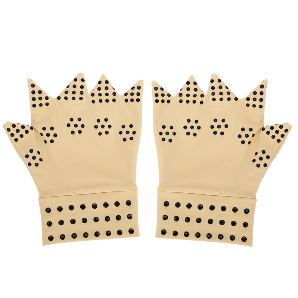 Hand Pain Relief Non Slip Surface Gloves For Women And Men, Magnetic Therapy Gentle Compression Design For Arthritis Relief And Healing Promotion
