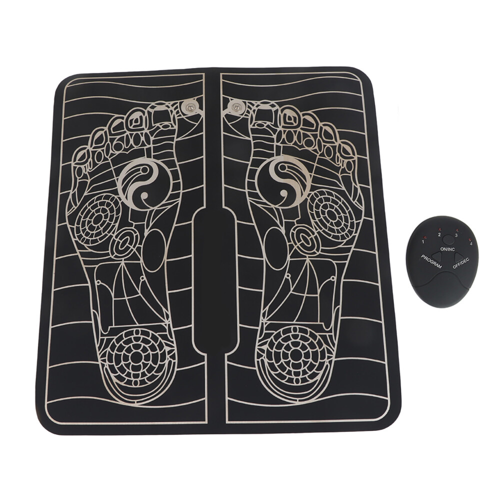 Portable & Rechargeable Foot Massager, Muscle Relaxation Pad with Waterproof Surface for At-Home & On-The-Go Relief, Featuring EMS Technology for Cus