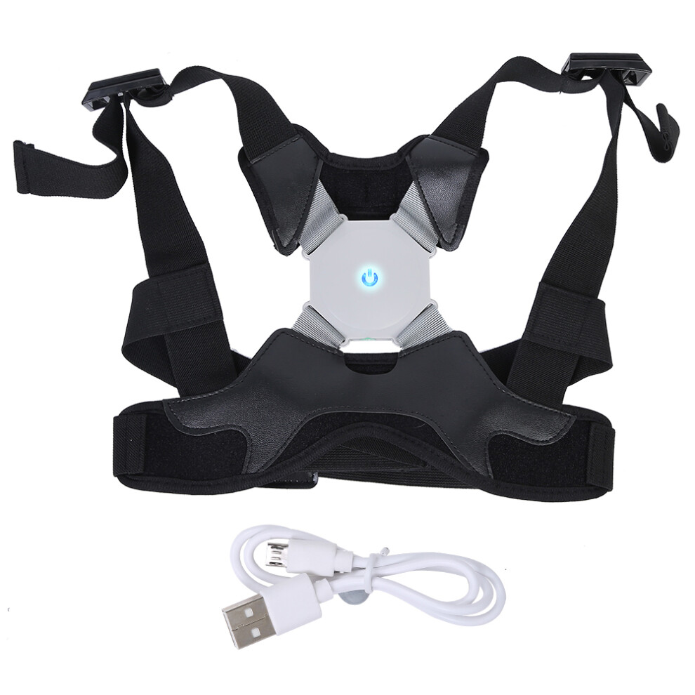 Upper Back Brace With Vibration Intelligent Posture Reminder Smart Posture Corrector For Women Kids Men Improve Posture Prevent Humpback Breathable