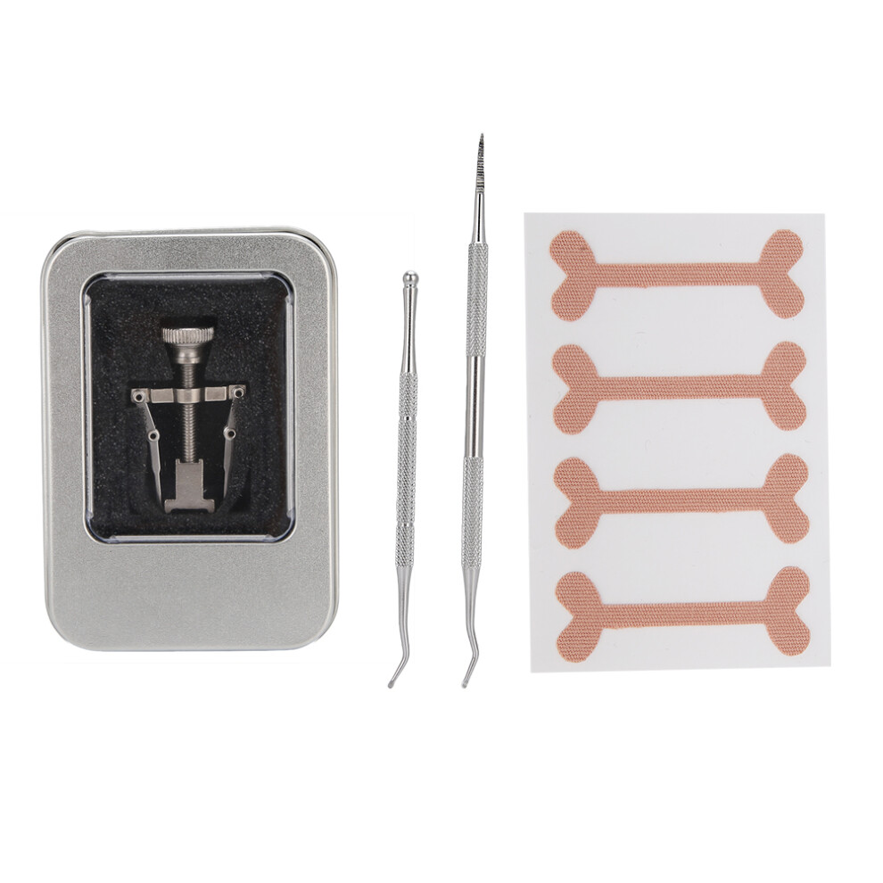 Ingrown Toenail Solution Set, Featuring Breathable Elasticity Patches & Gentle Applying Lever Mechanics Tools for Pain-Free Healthy Growth