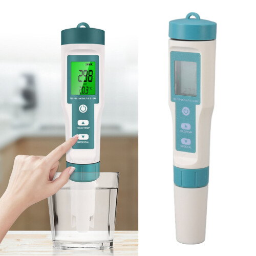 In1Water Quality Meter Υψηλής Ακρίβειας Ψηφιακός Δοκιμαστής με Orp Tester και Μέτρηση 1