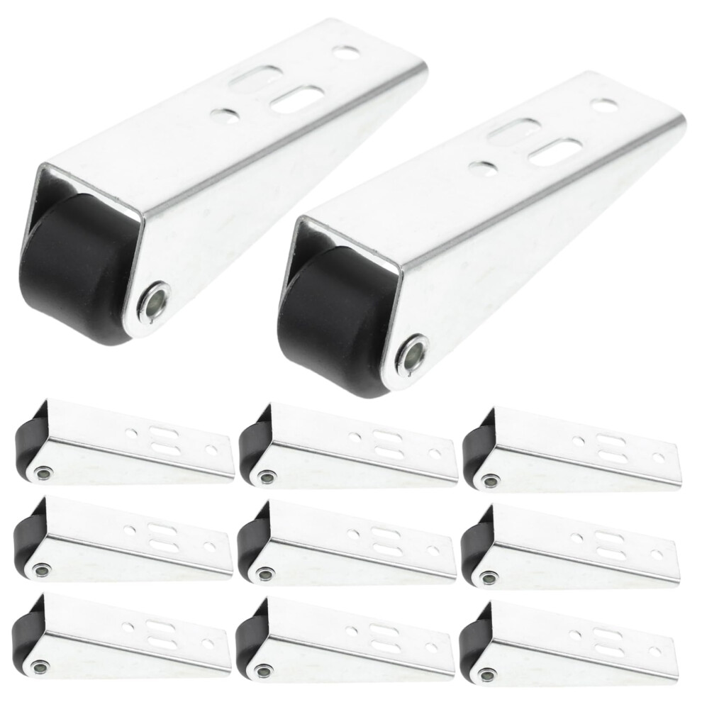 Sliding Door Rollers, 12 Pieces, Silent Operation For Barn And Cabinet Tracks 9382693968722